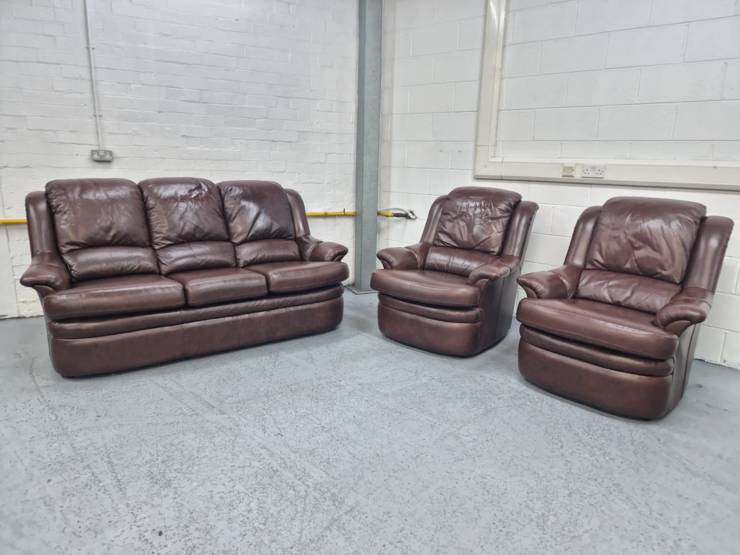 3 piece deals leather suite sale